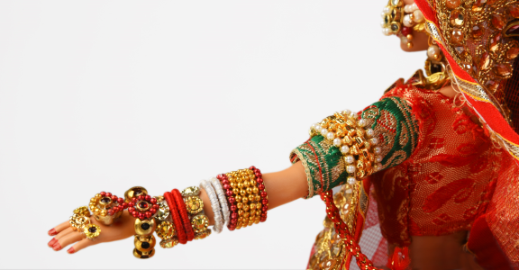 Rajput Queen Rani Padmini (Padmavati) Ghoomar Dance Rajasthani Bride Doll